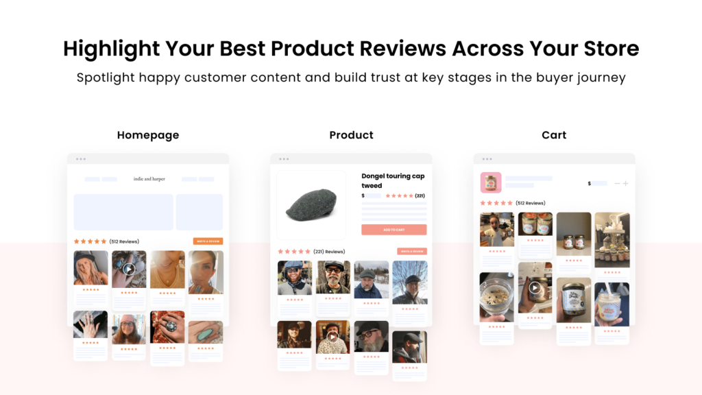 Shopify product review app