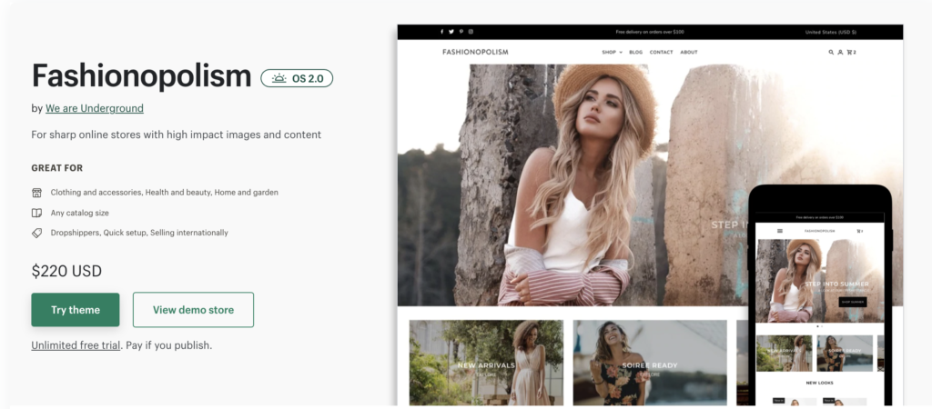 best shopify themes for dropshipping