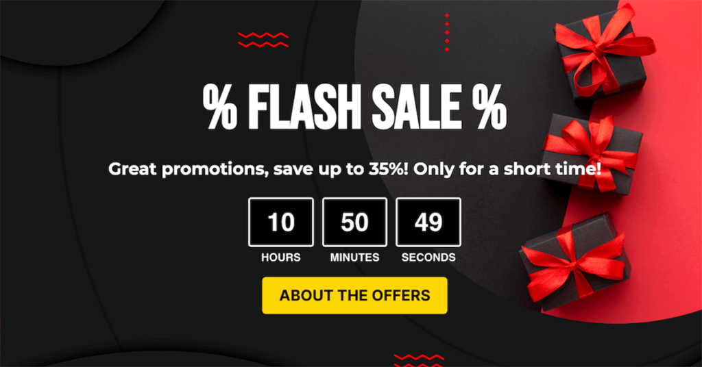 how to run a flash sale