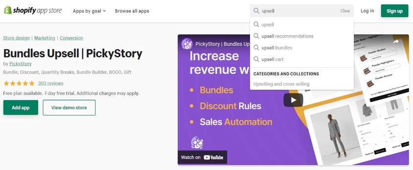 PickyStory Upselling for Shopify Ads Tracking