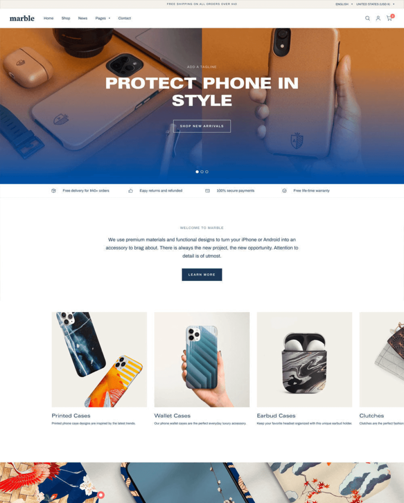 top templates for shopify electronics store