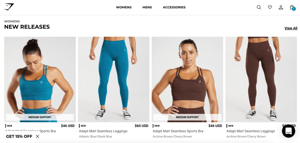 ecommerce shopping cart examples