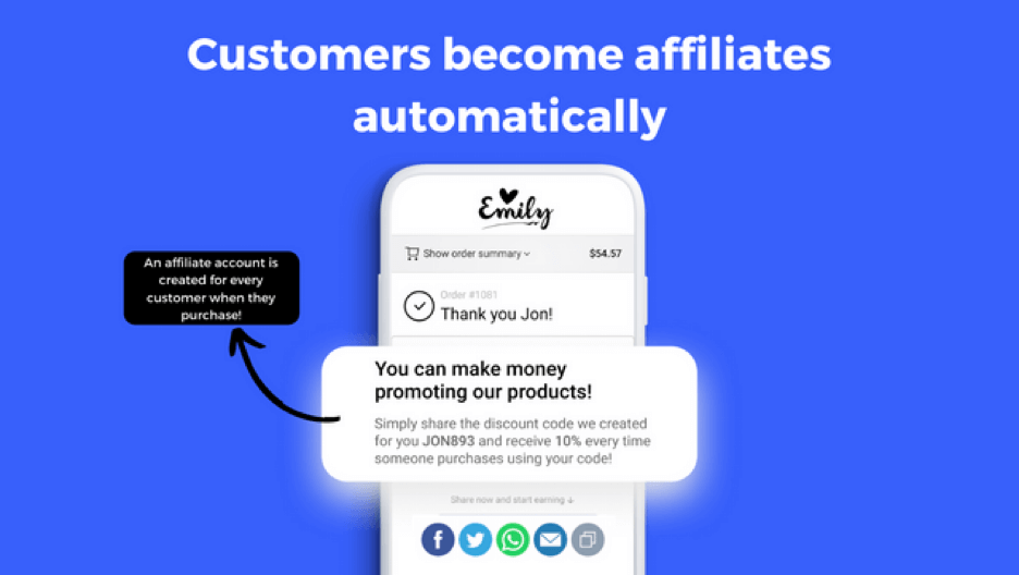free ecommerce affiliate marketing app