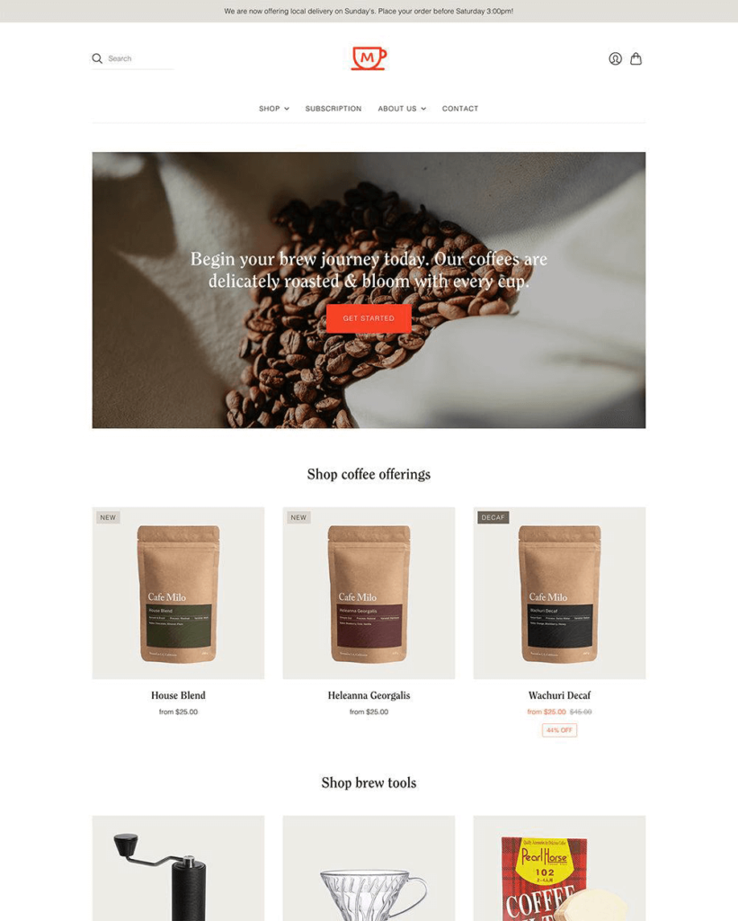 best shopify theme for drinks