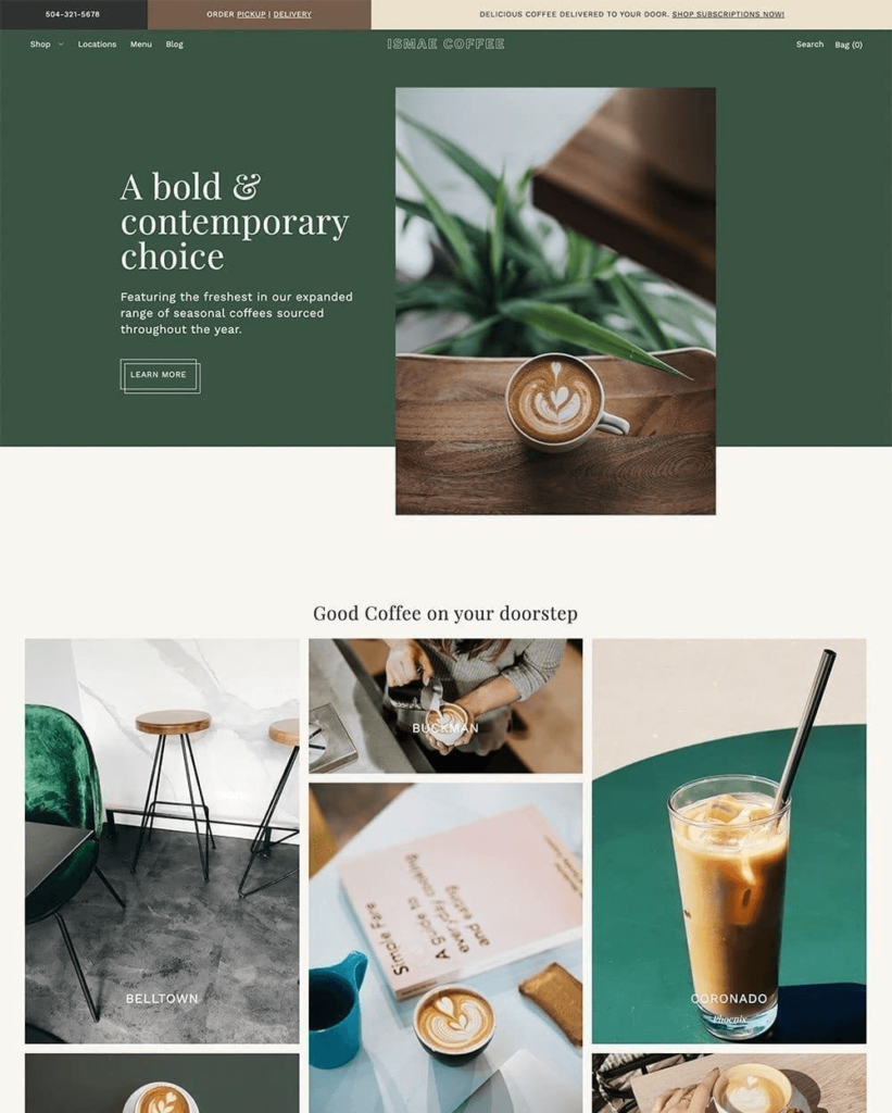 food and drink store shopify theme
