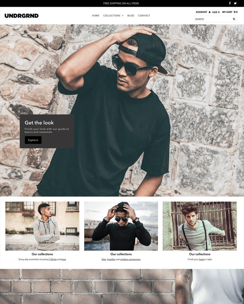 top shopify themes for shirts