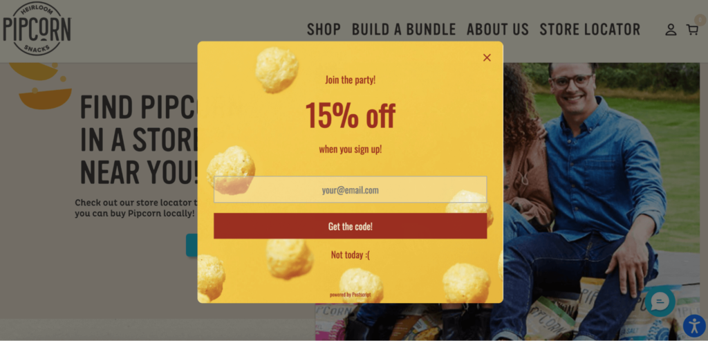 free email popup shopify