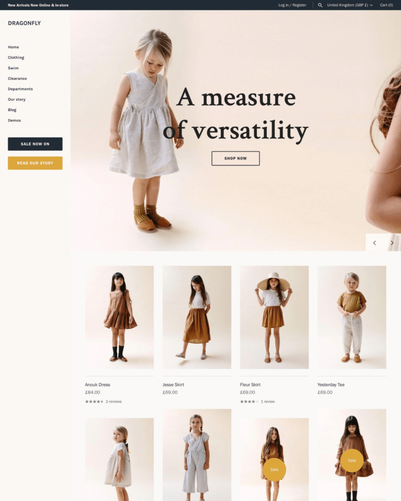 how to find Shopify themes for small catalog