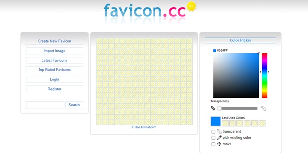 favicon.cc generate favicon for shopify for free