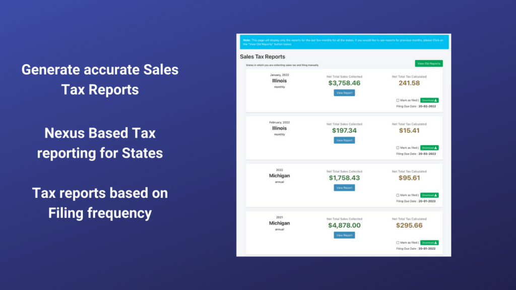 Tax Rex ‑ US Sales Tax Reports