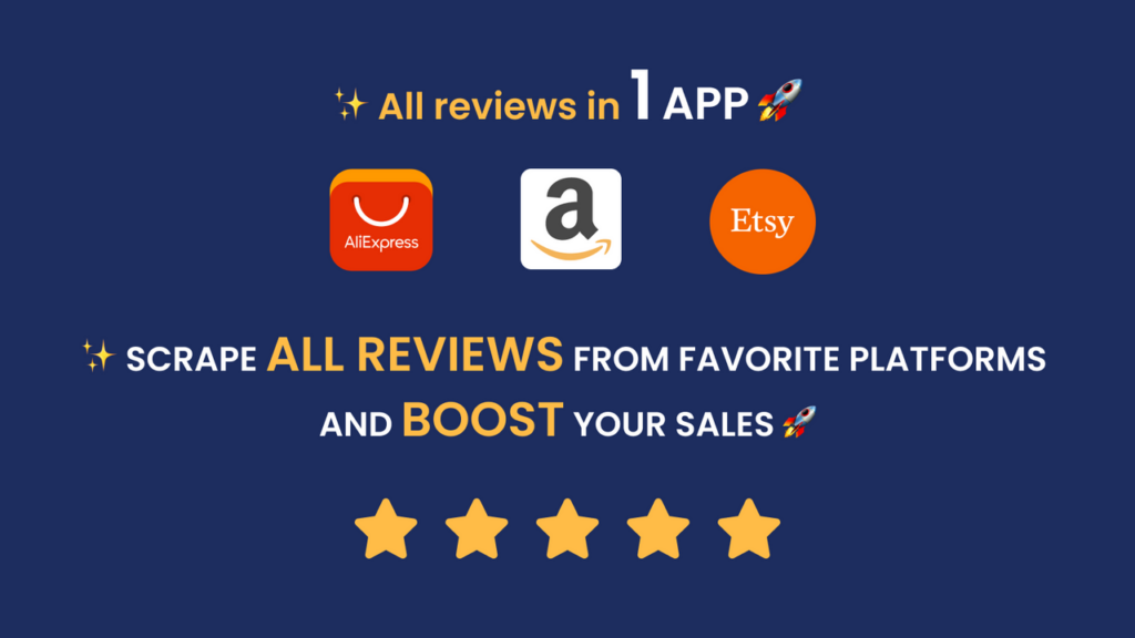 Ecom Reviews‑AliExpress Amazon